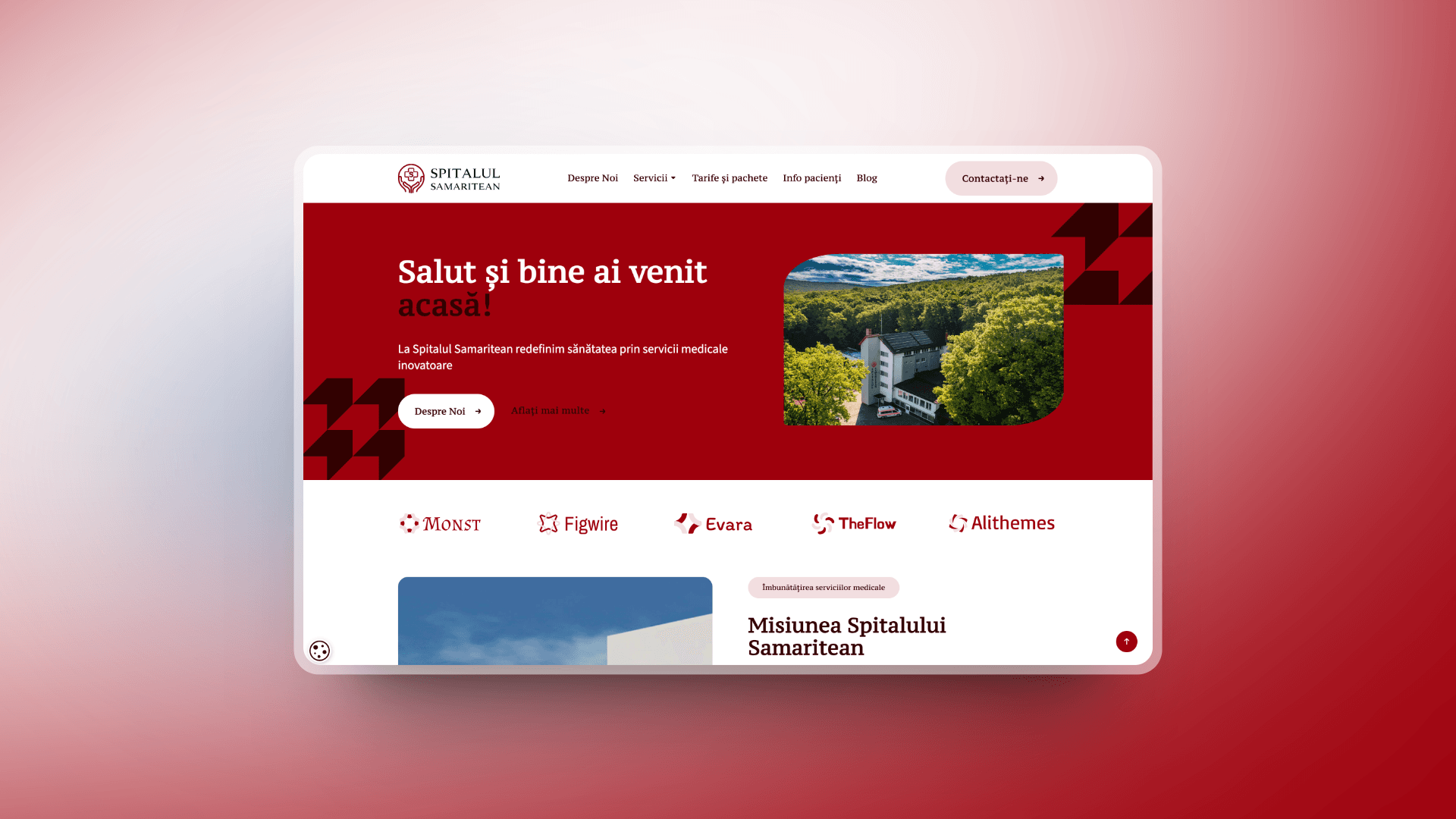 Spitalul Samaritean - Website Profesionist cu NextJs